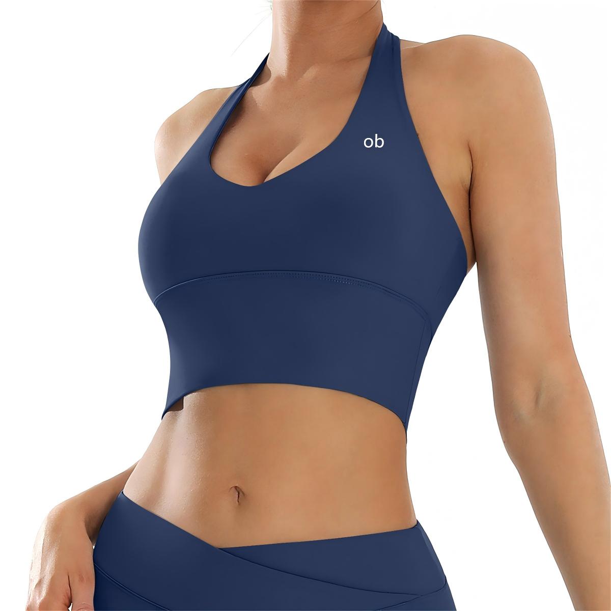Sports Bra Racerback - Sujetador deportivo transpirable estilo cuello cruzado