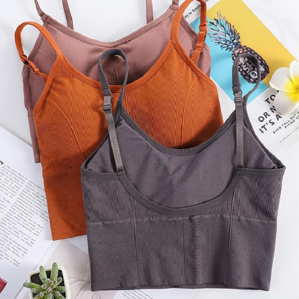 Sports Bra Racerback - 1 Uds. Sujetador deportivo inalámbrico sin